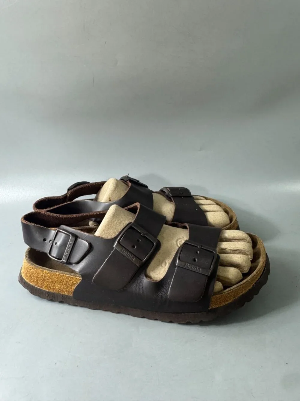 Betula by Birkenstock Milano Oiled Leather Sandals, Size 41